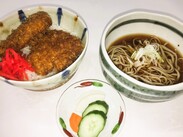 ソースかつ丼　ミニセット